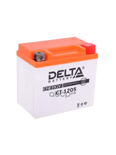 Аккумулятор  12V -  5 АЧ Delta Ct (Ytx5l-Bs, Ytz7s, Yt5l-Bs) DELTA battery арт. CT 1205