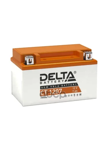 Аккумулятор  12V -  7 АЧ Delta Ct (Ytx7a-Bs) DELTA battery арт. CT 1207