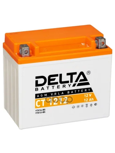 Аккумулятор  12V - 12 АЧ Delta Ct (Ytx14-Bs, Ytx12-Bs) DELTA battery арт. CT 1212