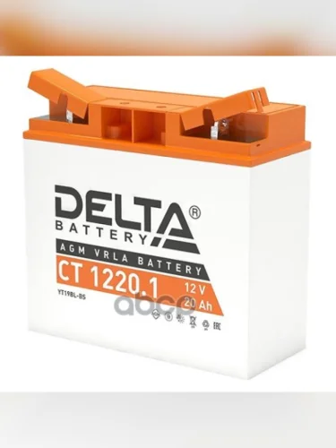 Аккумулятор  12V - 20 АЧ Delta Ct (Ytx20l-Bs) DELTA battery арт. CT 12201