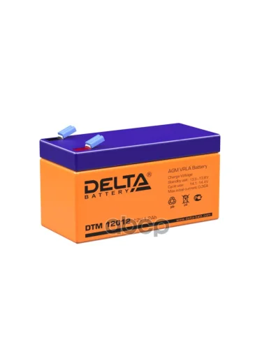 Аккумулятор  12V -  1.2 АЧ Delta Dtm DELTA battery арт. DTM 12012
