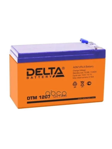 Аккумулятор  12V -  7  Delta Dtm DELTA battery арт. DTM 1207