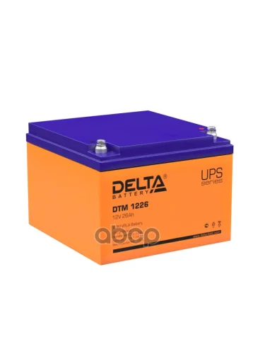 Аккумулятор  12V - 26 АЧ Delta Dtm DELTA battery арт. DTM 1226