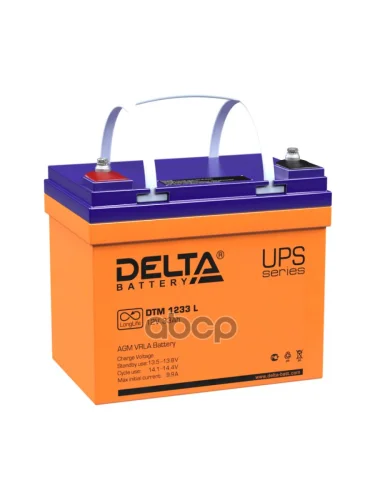 Аккумулятор  12V - 33 АЧ Delta Dtml DELTA battery арт. DTM 1233 L