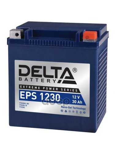 Аккумулятор  12V - 30 АЧ Delta Eps (Ytx30hl-Bs, Ytx30l-Bs) DELTA battery арт. EPS 1230