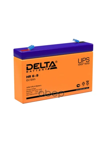 Аккумулятор   6V -  9 АЧ Delta Hr DELTA battery арт. HR 6-9