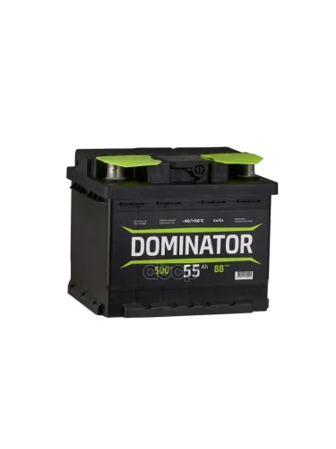 Аккумулятор  55 Dominator Прямая Полярность (Низкий) Кубик DOMINATOR арт. 555105060