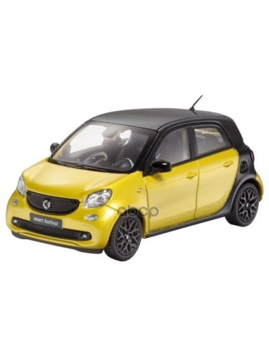 Модель Авто 1:43 Smart Forfour, Prime, Желтый  Черный MERCEDES-BENZ арт. B66960297  в Керчи Республика Крым