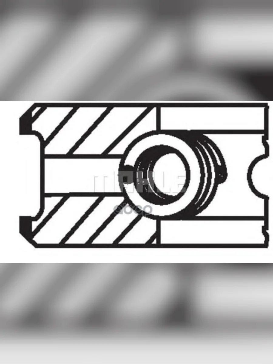 20922N0 Кольца Поршневые Man Tga D2066 D120 3.5X3x4  MahleKnecht арт. 20922N0  в Воронеже Воронежской области