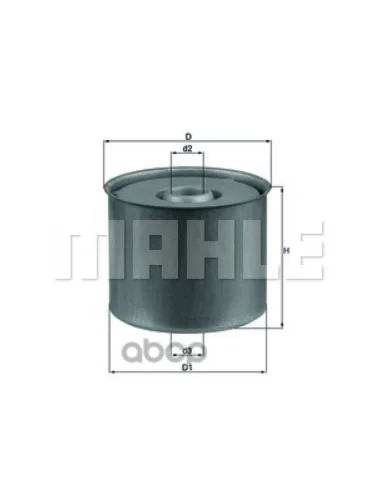 Фильтр Топл.ff 167 MahleKnecht арт. KX23D