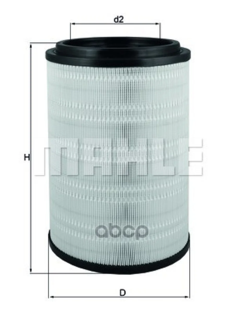 Lx2741 Фильтр Воздушный Lf4555 MahleKnecht арт. LX2741  в Перми Пермском крае