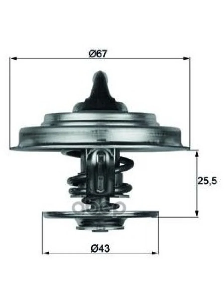 Термостат 83°С (C Прокладкой) MahleKnecht арт. TX1883D  в Керчи Республика Крым
