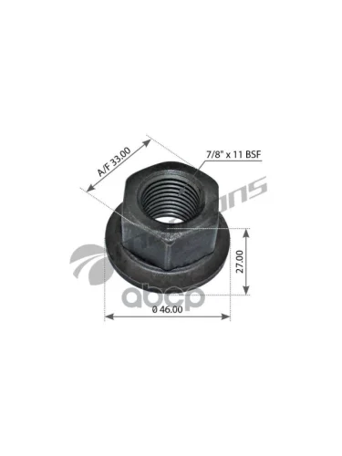 Гайка Колесная Scania H27 7|8 2285273 Mansons арт. 100084