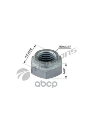 Гайка M30*3.5 H=28 Bpw Mansons арт. 300098