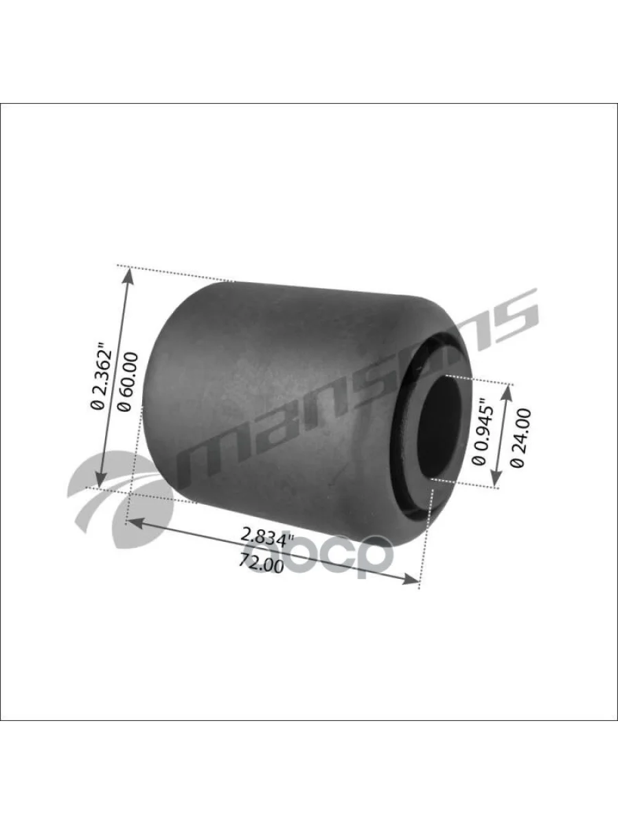 Сайлентблок Ресоры Bpw 246072 Mansons арт. 300194  в Керчи Республика Крым