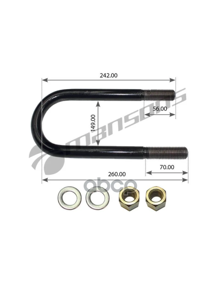 Стремянка Bpw M22x258x150 Mansons арт. 300406  в Керчи Республика Крым