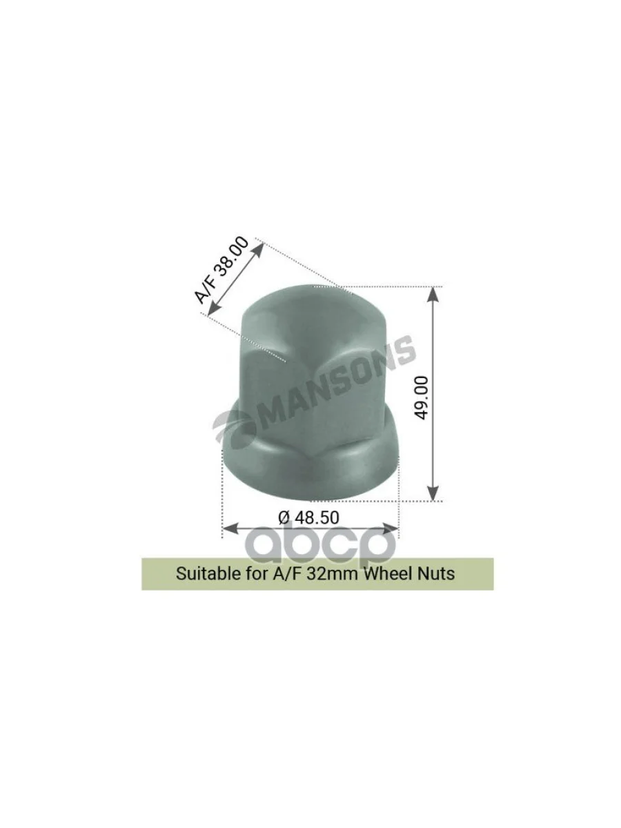 Колпачок Гайки Крепления Колеса Mansons арт. 900524  в Керчи Республика Крым