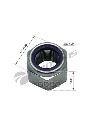 Гайка М27x2 Пальца Рессоры Sсhmitz Mansons арт. NLN102