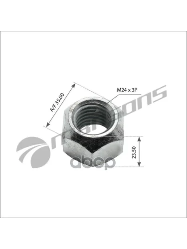 Гайка М24х3 Mansons арт. WN355