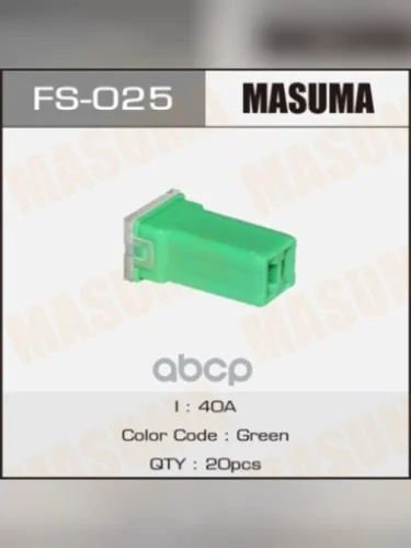 Предохранитель Силовой Квадрат 40А Masuma Masuma арт. FS-025