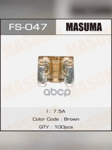 Fs047 Предохранитель Low Profile Mini 5A  1 Шт Masuma арт. FS047