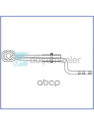 Полурессора BpwТонар 238X82x100 500+4703205070 Kr150 S30bpw  (Гусь) DOSEMENLER арт. 03000300