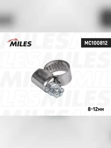 Хомут Метал. 8-12 Нержавейка Miles арт. MC100812