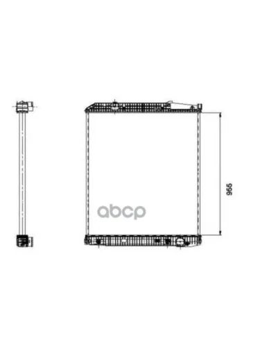 Радиатор Водяной Без Рамки NRF арт. 509577