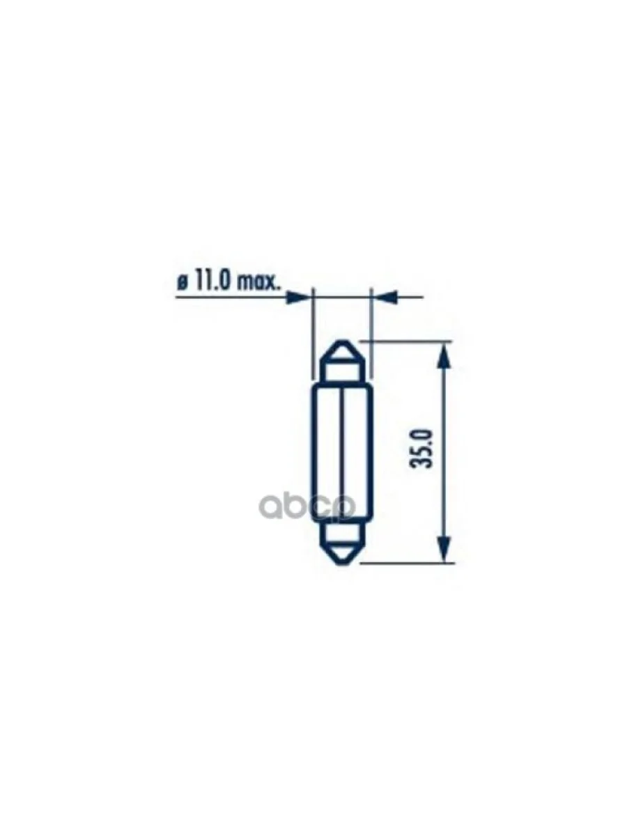 Лампа 24 V  5 W Narva Софитная (Осв.салона,Номера,Габарит.огни) Sv8.58 (17136*) Narva арт. 17136*  в Перми Пермском крае