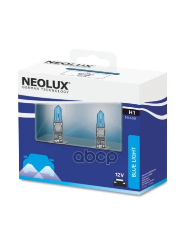 Лампа Галогеновая H1 12V  55W Neolux Blue Light4000k (К-Кт 2Шт) Original (Nl-448B2) Neolux арт. N448B-2SCB