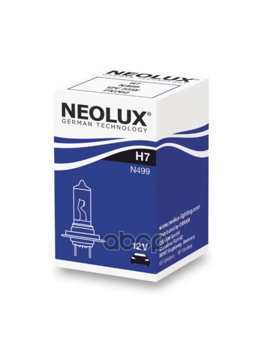 Лампа Галогеновая H7 12V  55W Neolux Original (Nl-499) Neolux арт. N499  в Керчи Республика Крым