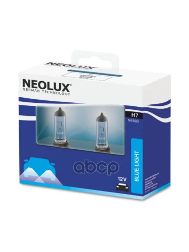 Лампа Галогеновая H7 12V  55W Neolux Blue Light4000k (Кт-2Шт) Original (Nl-499В2) Neolux арт. N499B-2SCB