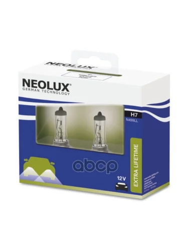 Лампа Галогеновая H7 12V  55W Neolux Long Life  (Кт-2Шт) Original (Nl-499Ll-Scb) Neolux арт. N499LL-2SCB