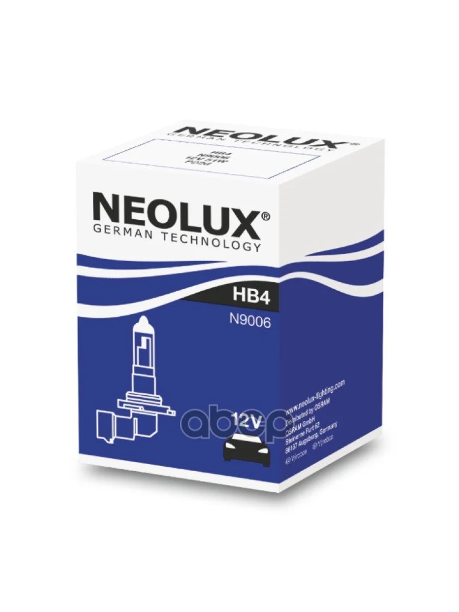 Лампа Галогеновая Hb4 12V  51W Neolux P22d Original (Nl-9006) Neolux арт. N9006  в Керчи Республика Крым