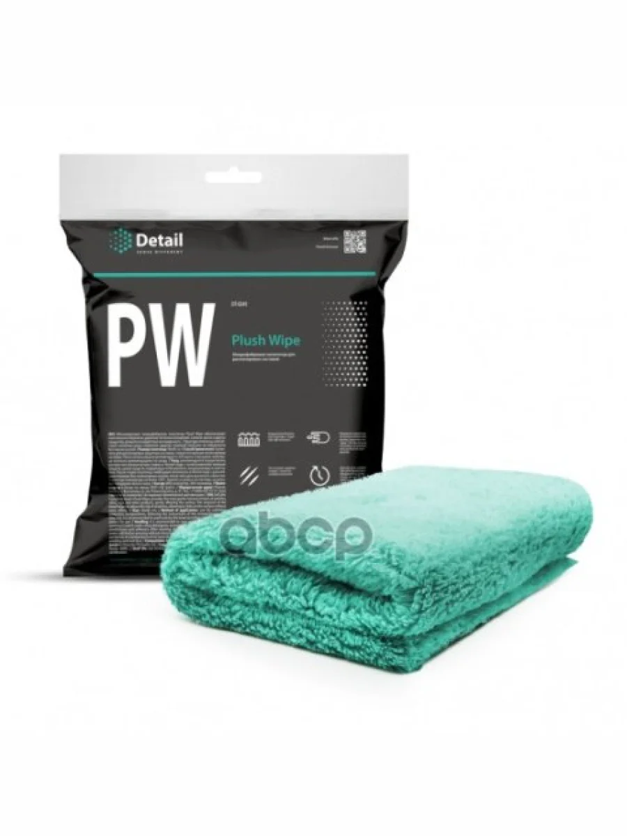 Полотенце Микрофибра Detail Pw Plush Wipe (40 Х 40 См.) Для Располировки Составов, Индивидуальна Detail арт. DT-0245  в Керчи Республика Крым