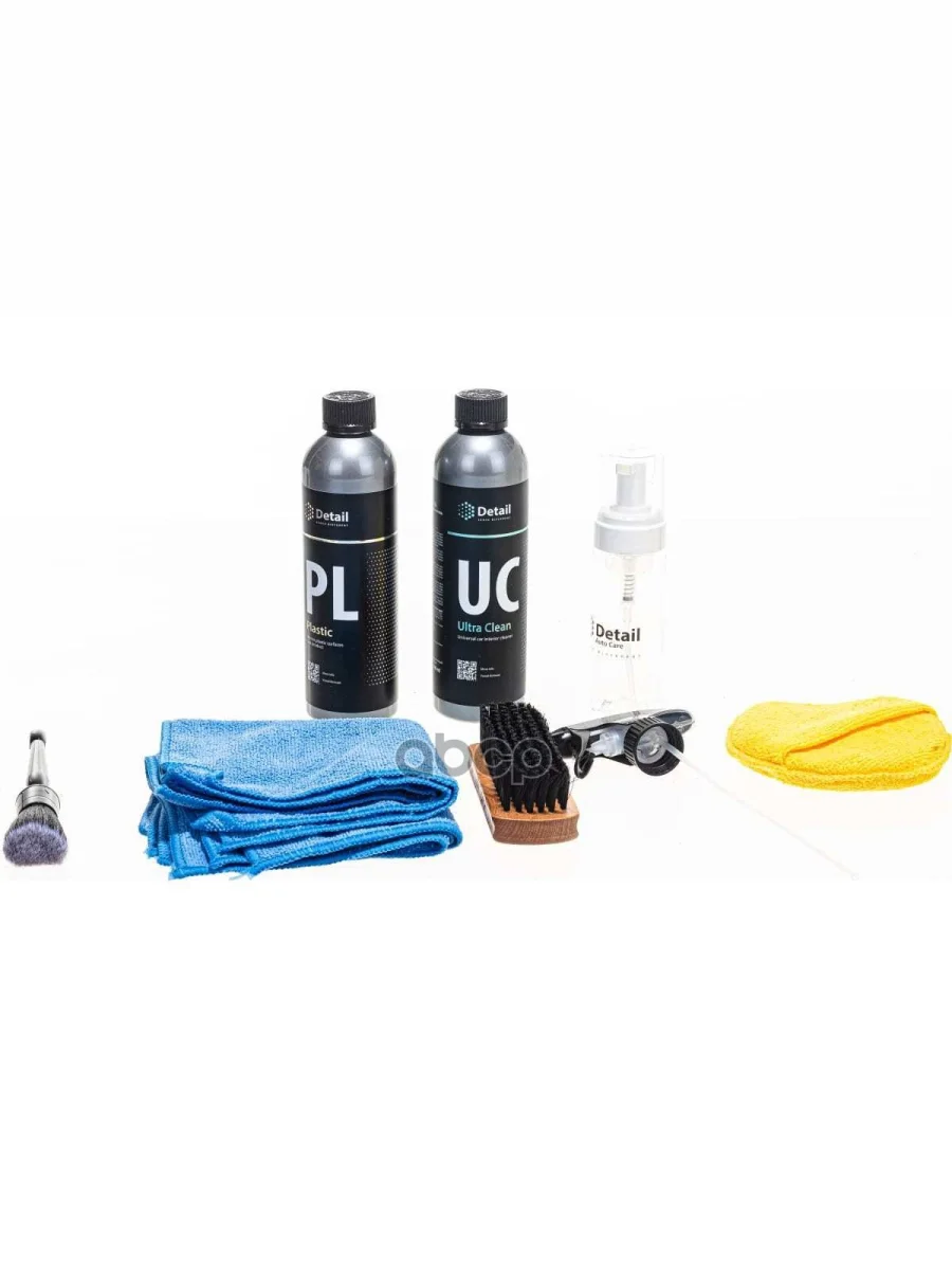 Набор Автохимии И Автокосметики Detail Ik Interior Kit Для Ухода За Салоном, 9 Предметов (Dt-0345) Detail арт. DT-0345  в Керчи Республика Крым
