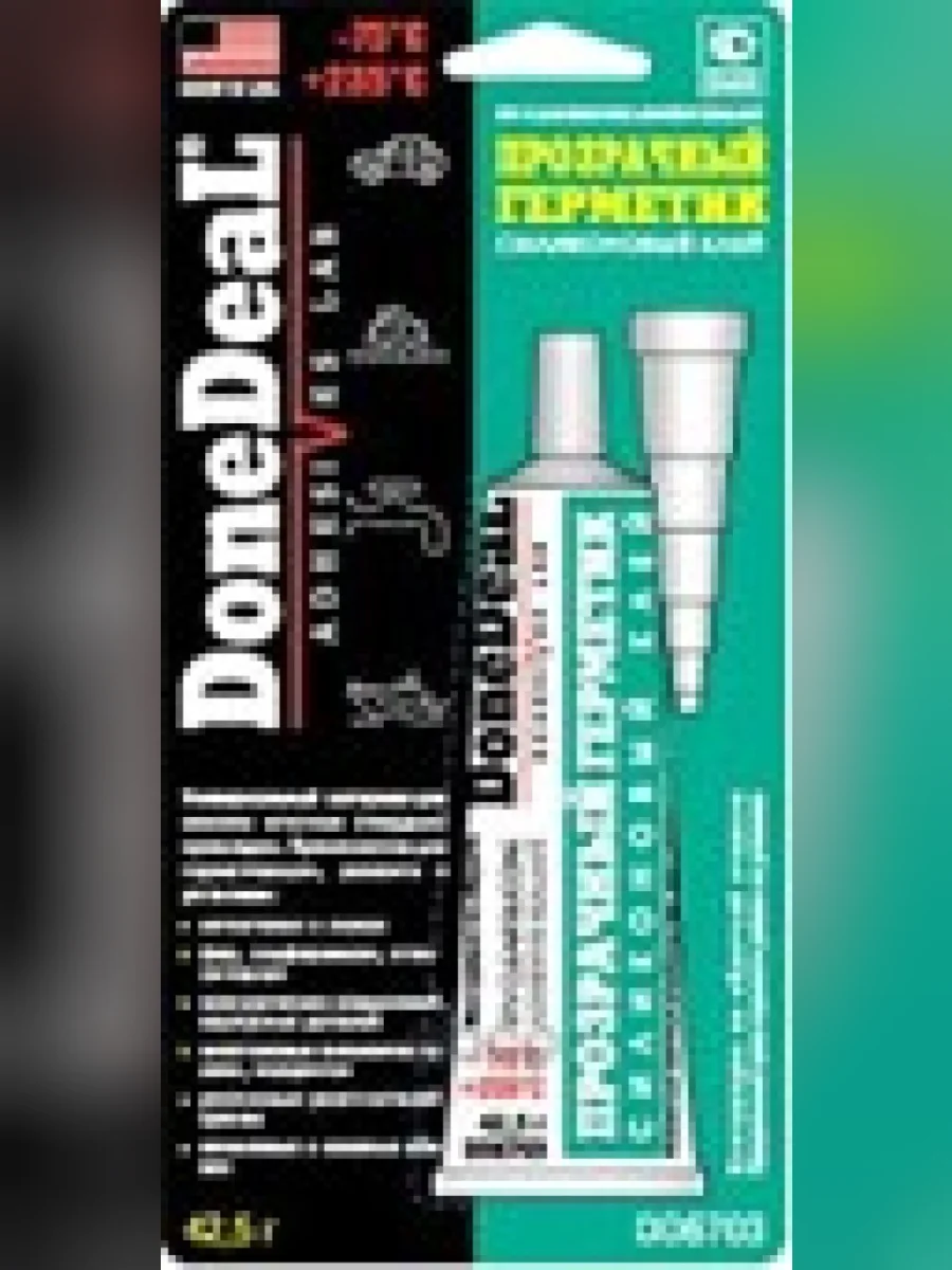 Клей-Герметик Done Deal Силикон. Для Стекол Прозрачный (42,5Г) (Dd6703) DoneDeal арт. DD6703  в Перми Пермском крае