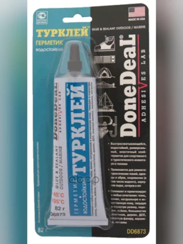 Клей-Герметик Done Deal Турклей Водостойкий (82Г) (Dd6873) DoneDeal арт. DD6873