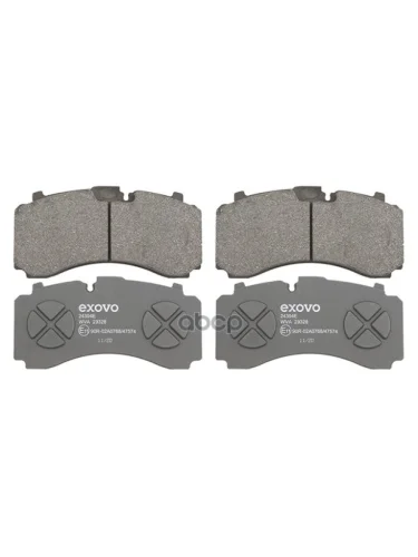 Колодки Тормозные Дисковые Комплект (С Уст. Комп.) Shmitz EXOVO арт. 24394E
