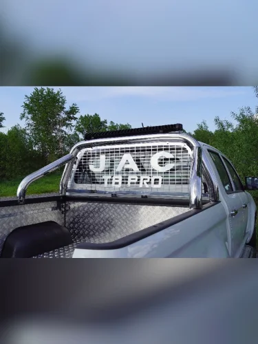 Защита кузова и заднего стекла 76,1 мм со светодиодной фарой Sollers ST8 2025-