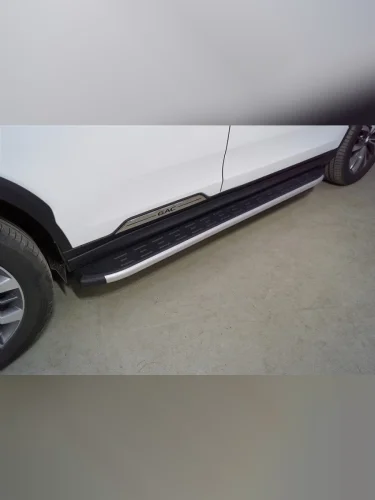 Пороги алюминиевые с пластиковой накладкой 1920 мм Gac GS8 GX Traveller 2.0T 4WD 2025