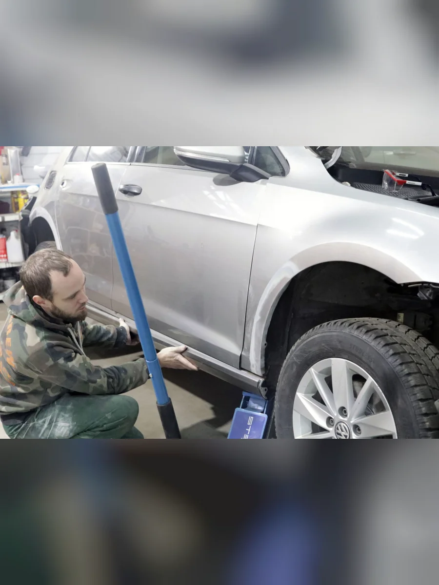 Комплект ремонтных порогов AUTOFERRUM  Volkswagen Polo (2009-2020) 5 (оцинкованная сталь 1 мм)  В Кинешме Ивановской области