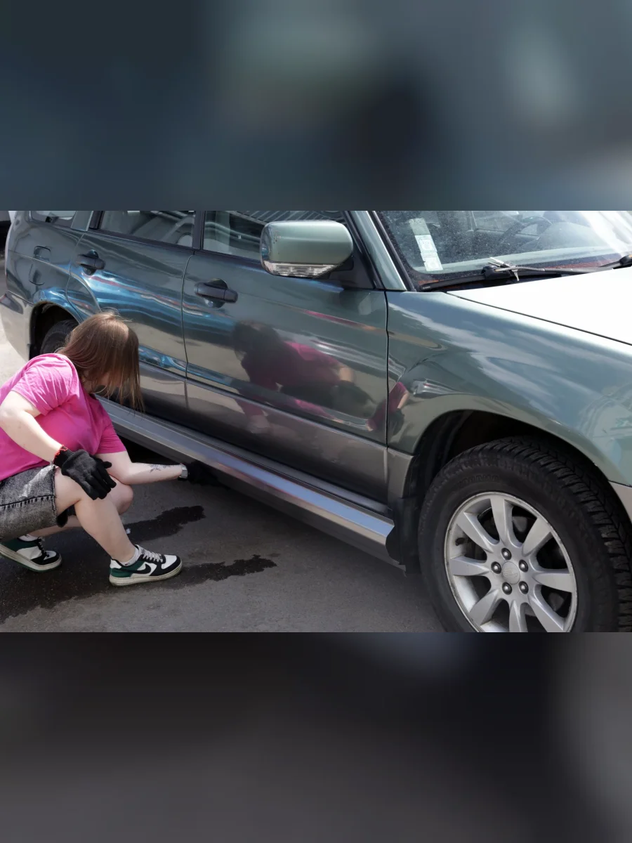 Комплект ремонтных порогов AUTOFERRUM Subaru Forester SG дорестайлинг (2002-2005) (холоднокатаная сталь 1.2 мм)  в Самаре Самарской области