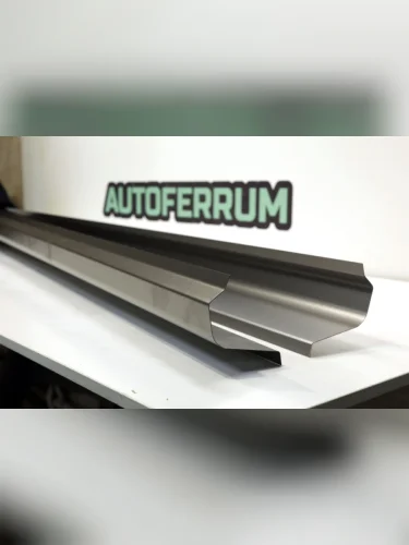 Комплект ремонтных порогов AUTOFERRUM (оцинкованная сталь 1 мм) Renault Logan 1 дорестайлинг (2004-2010)