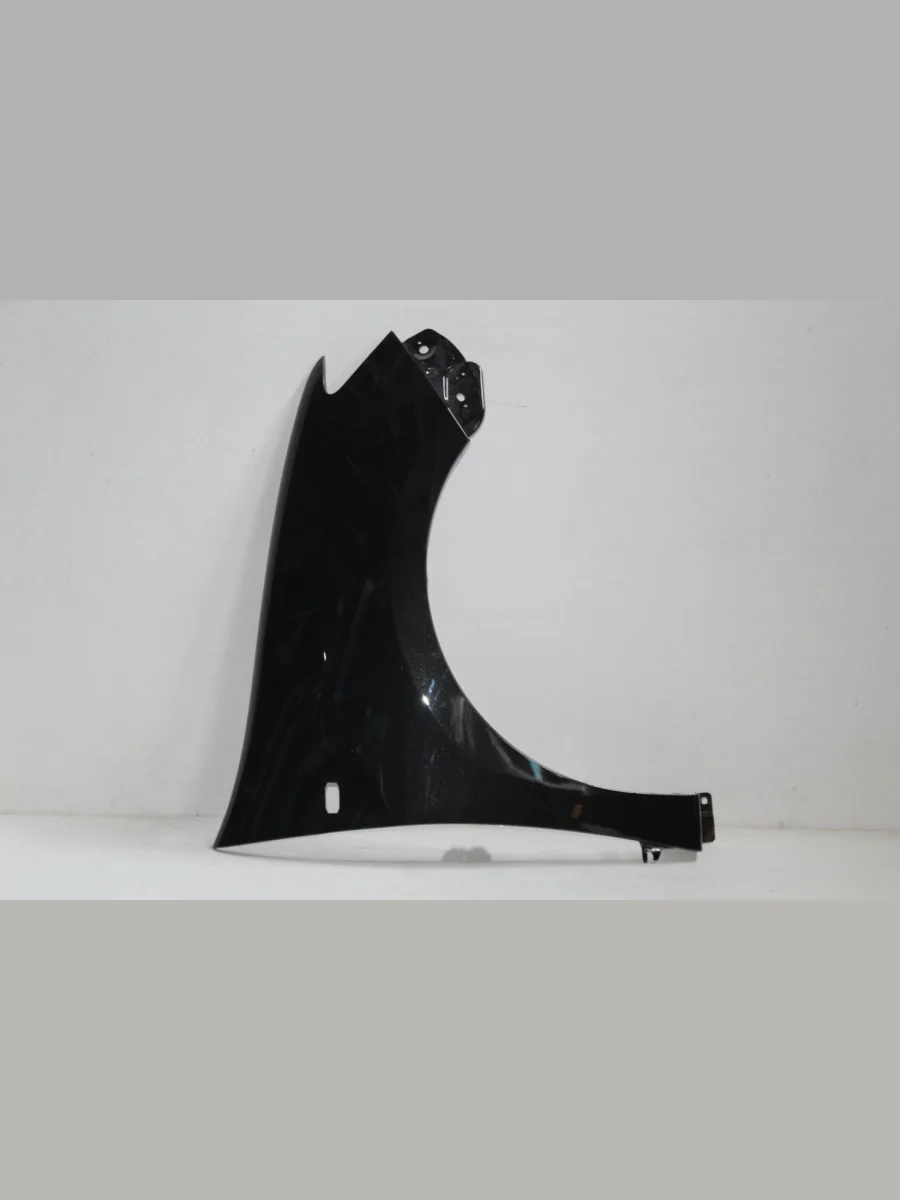 Крыло переднее правое (окрашенное) DAR Renault Logan 1 дорестайлинг (2004-2010) (Noir Nachre 676 (Черная жемчужина))  в Керчи Республика Крым