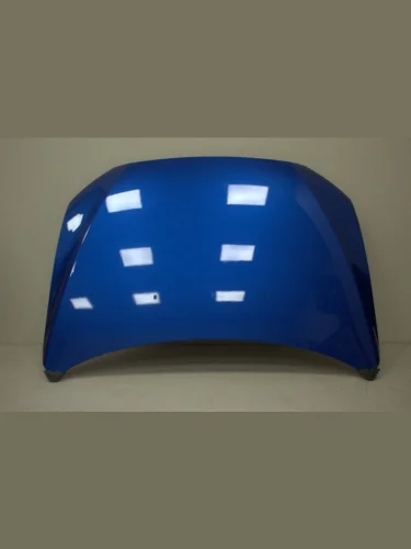 Капот DAR (окрашенный) (Синий D06) Mitsubishi Lancer  10 CY (2007-2017) седан дорестайлинг, хэтчбэк дорестайлинг, седан рестайлинг, хэтчбек 5 дв рестайлинг