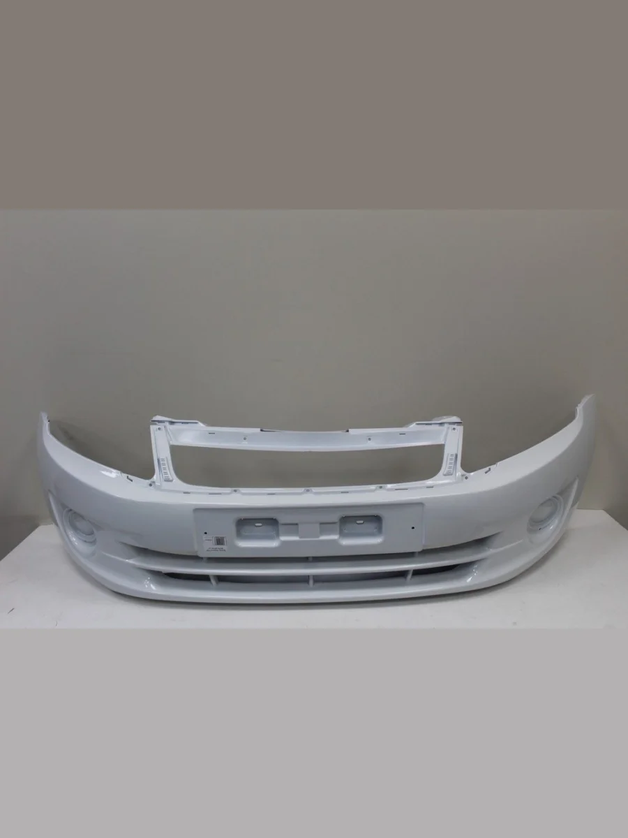 Бампер передний ТехноПласт (окрашенный) Лада ВАЗ Гранта 1 2191 лифтбэк дорестайлинг  (2011-2013) (Белое облако (240))  с доставкой в г. Пермь