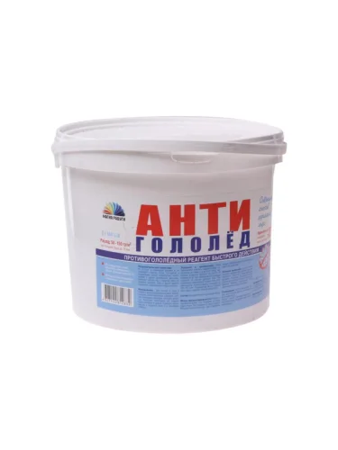 Материал противогололедный 5кг реагент быстрого действия (-35град.) РАДУГА