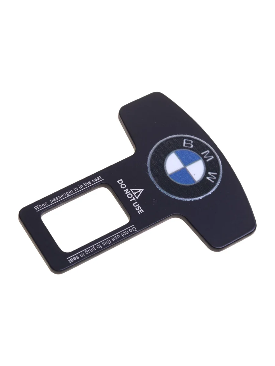 Заглушка ремня "БМВ", металл, цветная УФ-печать 50х62мм MASHINOKOM  в Керчи Республика Крым