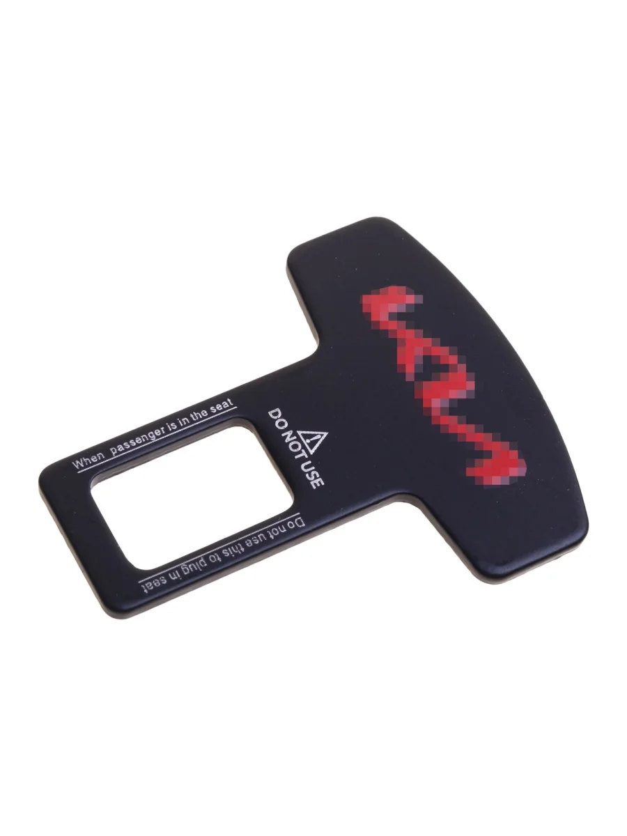 Заглушка ремня "Киа", металл, цветная УФ-печать 50х62мм MASHINOKOM  в Керчи Республика Крым